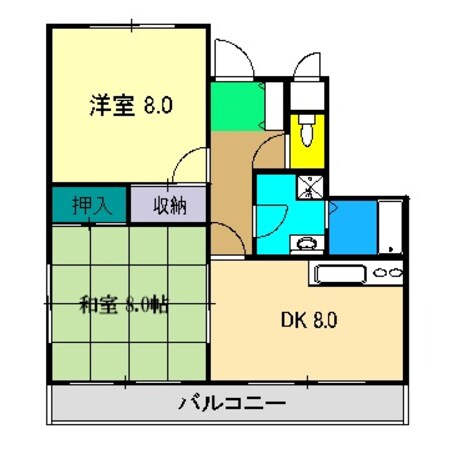 ジェンテ21の物件間取画像